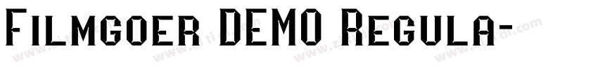 Filmgoer DEMO Regula字体转换